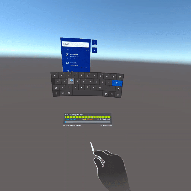 HoloGraph mixed reality demo